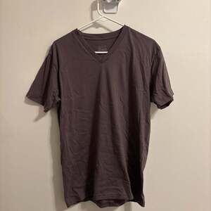 FRESH CLEAN TEES MEN'S SHORT SLEEVE V-NECK TEE SHIRT COLOR GARNET